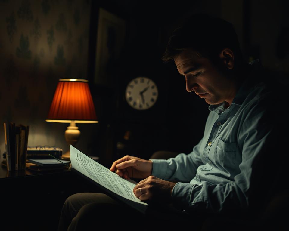 A dimly lit room, illuminated by the soft glow of a table lamp, where a person intently studies the pages of a notebook, meticulously planning their lottery strategy. The air is thick with anticipation as they carefully consider the optimal time to place their bets, their eyes scanning the clock, waiting for the perfect moment to strike. The room is a sanctuary of quiet concentration, where the outside world fades away, and the only focus is on the pursuit of that elusive, life-changing win.